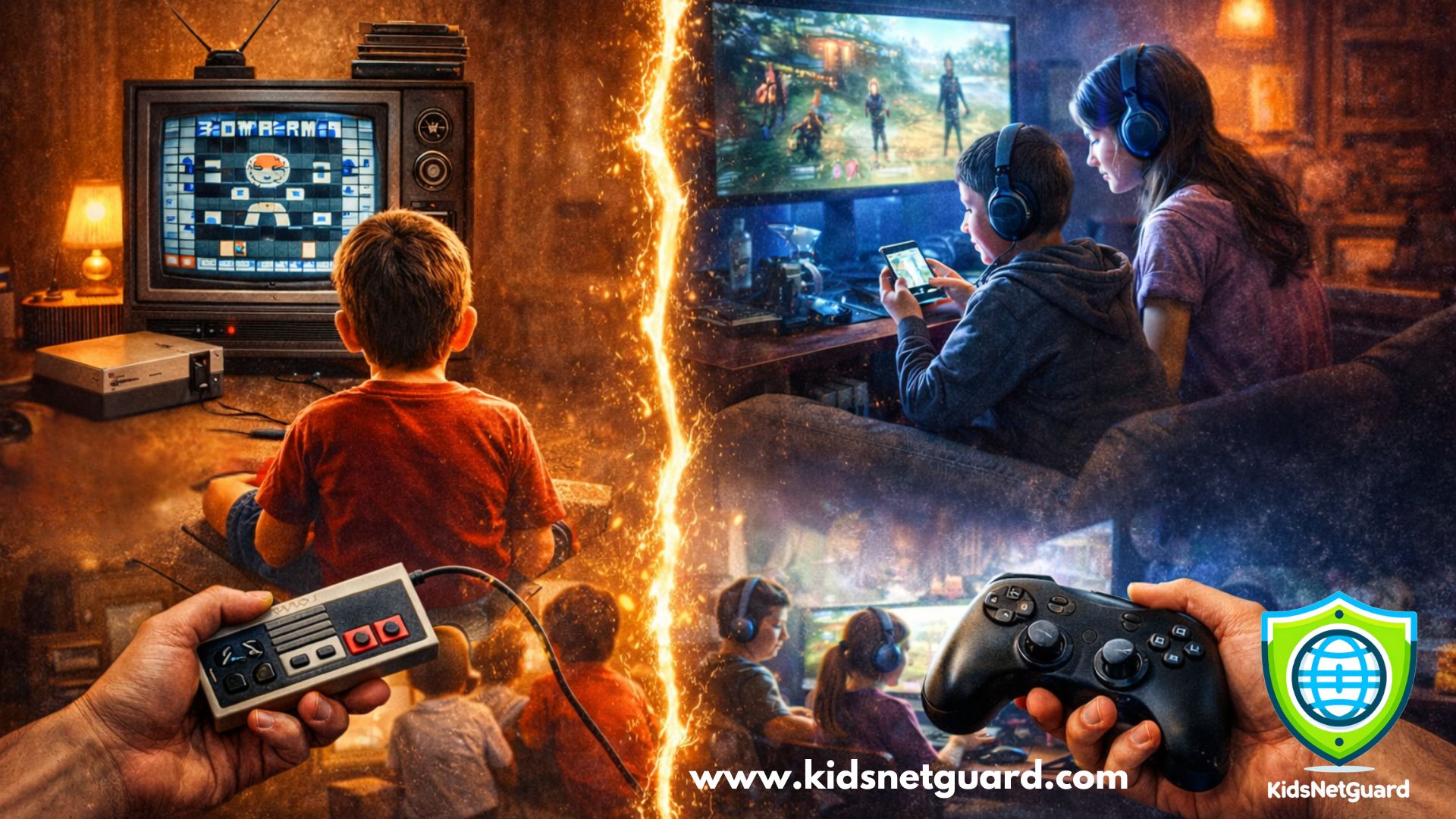 From cartridges to algorithms: Video games, focus, and cybersecurity—what we gained, what we lost, and what our children are experiencing