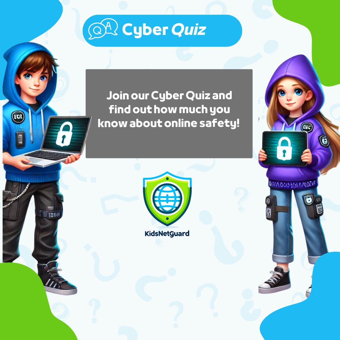 KidsNetGuard Cyber Quiz banner